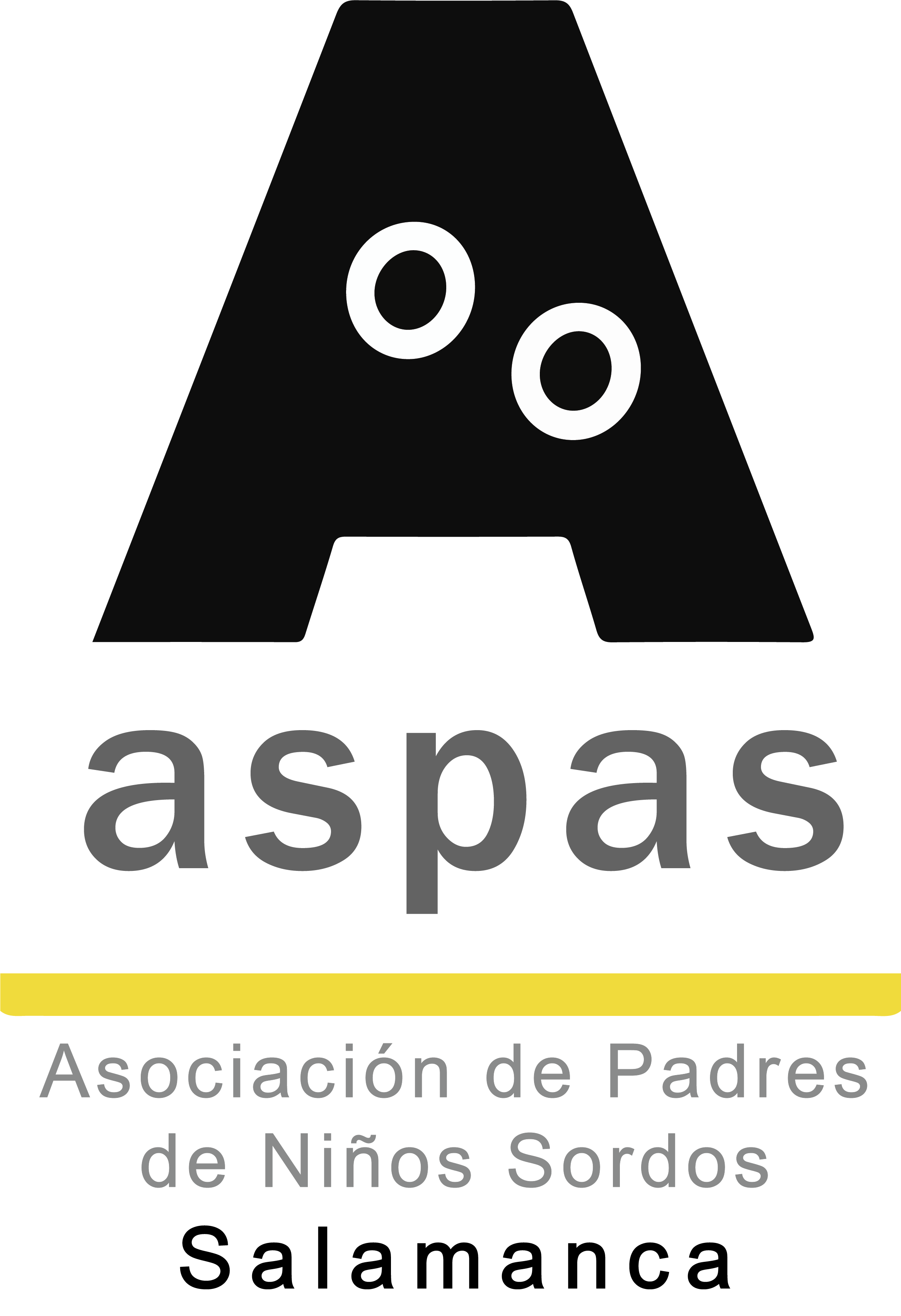 Logotipo ASPAS, Asociación de Padres de Niños Sordos, Salamanca